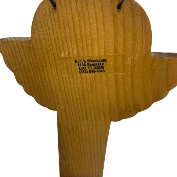 Lot of 4 Vintage Primitive Wooden Christmas Decor Farm House Country - Picture 5 of 8